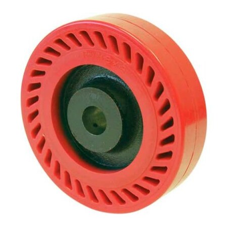 Rwm Casters 8in x 2in Omega Wheel with Roller Bearing for 1/2in Axle - UOR-0820-08